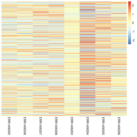 second heatmap (scaled)